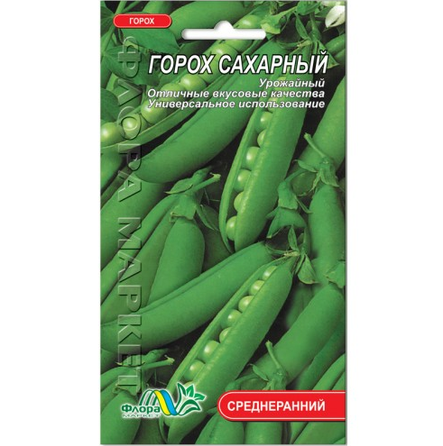 Семена Горох сахарный 10 г - Фото 1 Семена Горох сахарный 10 г - изображение 1