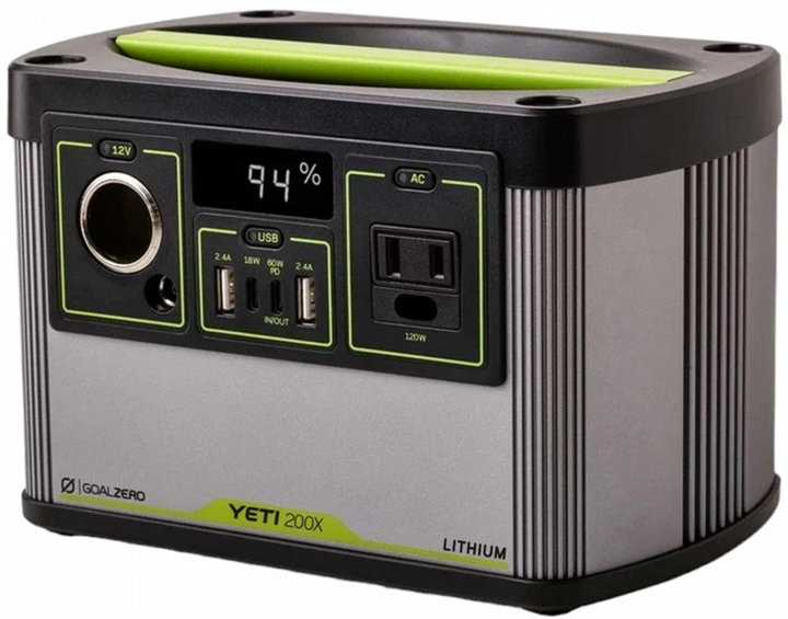 Зарядна станція Goal Zero Yeti 200X / 120 Вт / 187 Вт⋅год / Li-ion (847974003688) - зображення 3