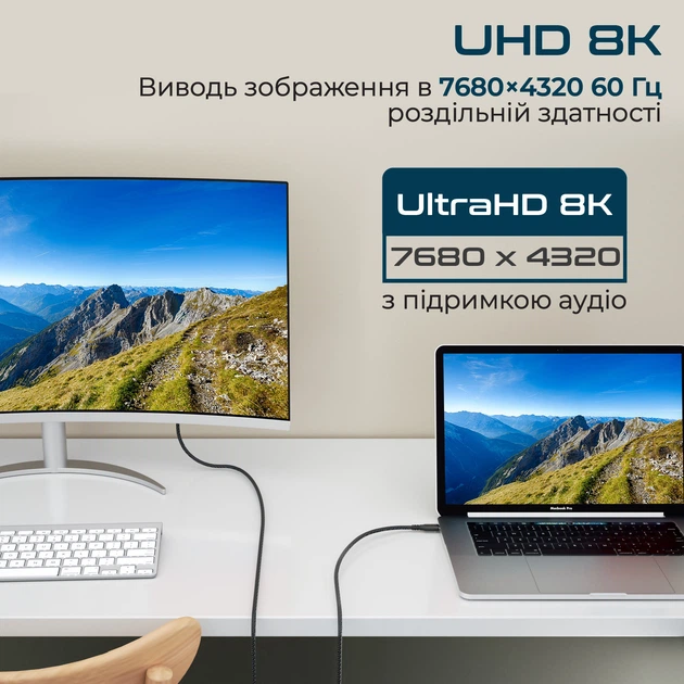 Кабель Promate PowerBolt240-2M USB Type-C to USB Type-C 240 Вт PD 2 м Black (powerbolt240-2m.black) - изображение 4