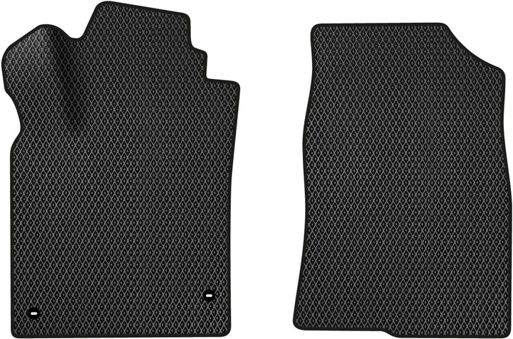 Акція на EVA килимки EVAtech в салон авто передні для Honda Civic (FC) 2015-2021 10 покоління Coupe USA 2 шт Black від Rozetka