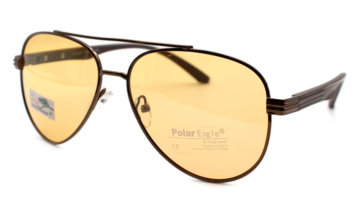 Фотохромные очки с поляризацией Polar Eagle PE8440-C2 Photochromic, бронзовые - изображение 1