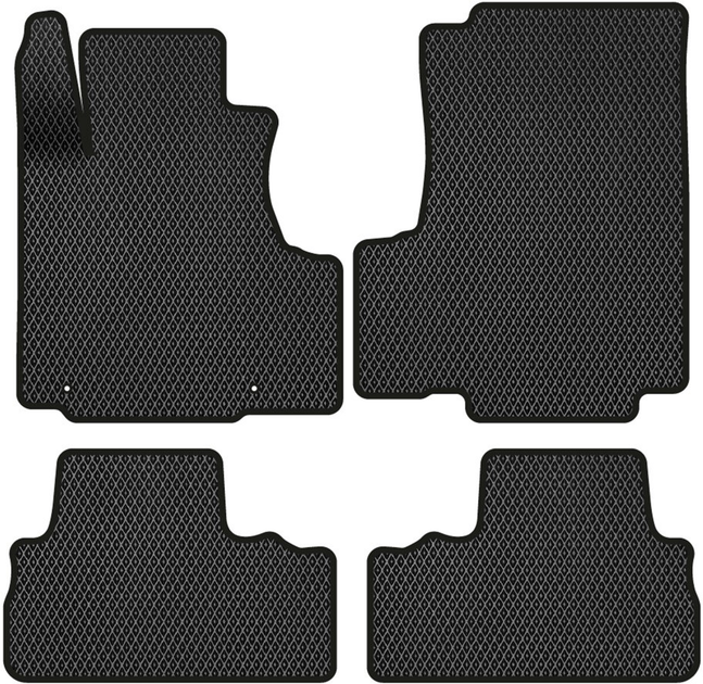 Акція на EVA килимки EVAtech в салон авто для Honda CR-V (with armrest) 2007-2012 3 покоління SUV USA 4 шт Black від Rozetka