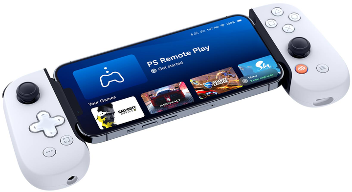 Gamepad Backbone One Mobile Gaming Controller for iPhone PlayStation Edition Biały (BB-02-W-S) - obraz 7