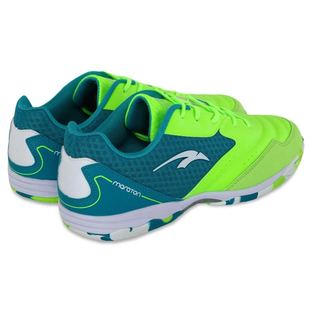 Обувь для футзала мужская Maraton 230510-1 размер 44 Neon Green-Mint - Фото 4 Обувь для футзала мужская Maraton 230510-1 размер 44 Neon Green-Mint - изображение 4