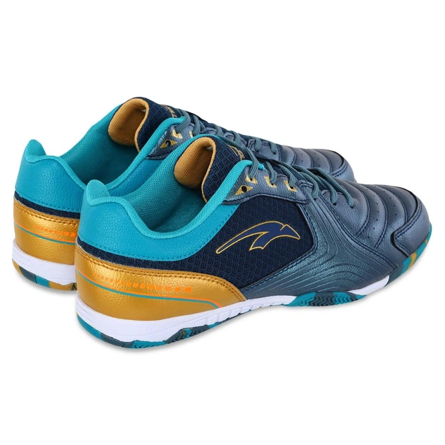 Обувь для футзала мужская Maraton 230506-4 размер 40 Deep Blue-Gold - Фото 4 Обувь для футзала мужская Maraton 230506-4 размер 40 Deep Blue-Gold - изображение 4