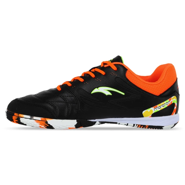 Обувь для футзала мужская Maraton 230439-4 размер 42 Black-Orange - Фото 2 Обувь для футзала мужская Maraton 230439-4 размер 42 Black-Orange - изображение 2