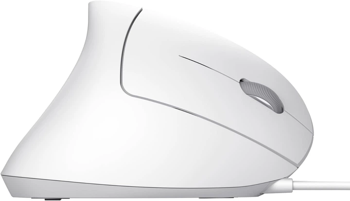 Ведущая компьютерная мышь Trust Verto Ergonomic USB-A/1000 - 1600 dpi Белый (25133_TRUST) - изображение 3