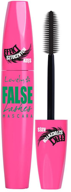 Туш для вій Lovely False Lashes Mascara з ефектом штучних вій Black 11 г (5901571043838) - зображення 1