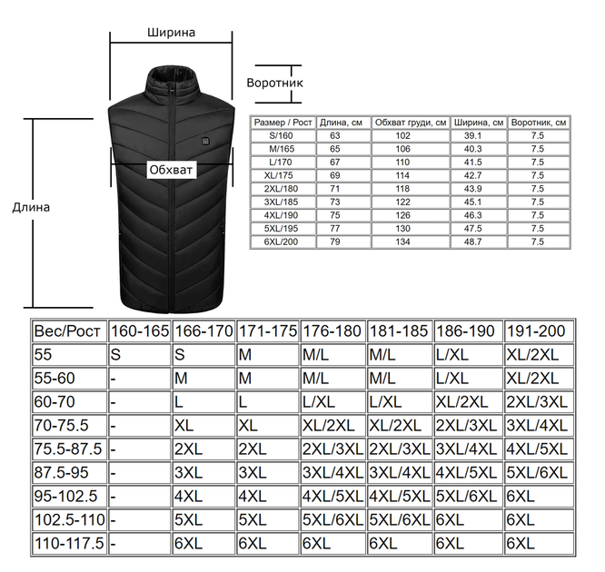 Мужской жилет с подогревом HeatFashion Electric Heating Vest Черный XL Kali KL481 три режима нагрева 30 40 50 градусов для туристических походов - Фото 8 Мужской жилет с подогревом HeatFashion Electric Heating Vest Черный XL Kali KL481 три режима нагрева 30 40 50 градусов для туристических походов - изображение 8