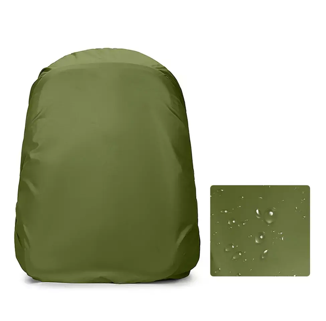 Водостойкий чехол на рюкзак кавер 35-45л Зеленый (Kali) - изображение 2