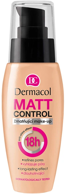 Матирующий тональный крем Dermacol 18h Matt Control 30 мл 04-18h Matt Control (85952096) - Фото 1 Матирующий тональный крем Dermacol 18h Matt Control 30 мл 04-18h Matt Control (85952096) - изображение 1