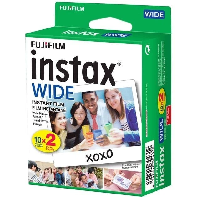 Камера моментальной печати Fujifilm Instax Wide 300 + Чехол + Фотоальбом 64 + Фотопленка 20 шт White - изображение 9