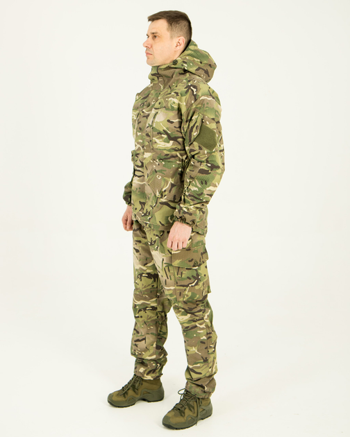 Костюм Горка камуфляжный Мультикам рипстоп, куртка с капюшоном 44/46 - изображение 2
