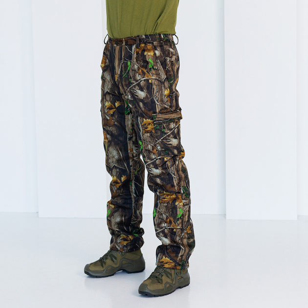 Зимові штани темний Клен, чоловічі утеплені камуфляжні штани на флісі 50 - зображення 2