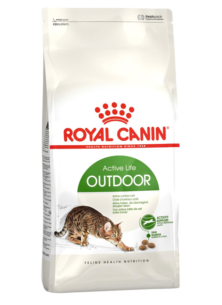 Sucha karma dla kotów z zaburzeniami układu moczowego Royal Canin Outdoor 10 kg (3182550707398) - obraz 1