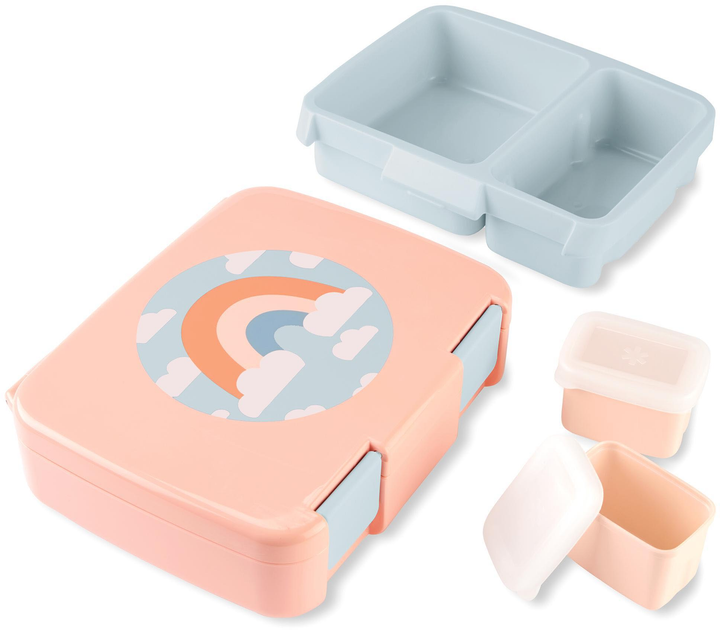 Pojemnik na lunch Skip Hop Spark Style Bento Rainbow z wypełnieniem (195861843153) - obraz 3