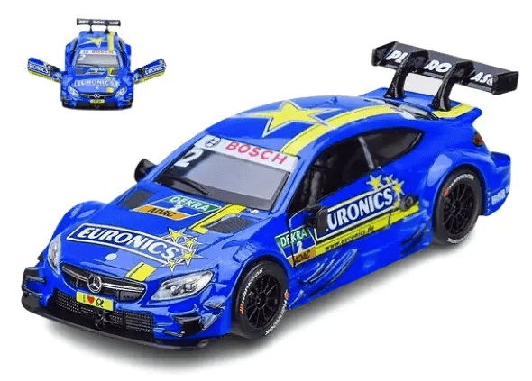 Машинка Автопром Mercedes-AMG C 63 DTM гоночна синя (1:43) 4365 - зображення 2