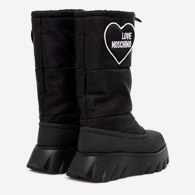 Жіночі дутики Love Moschino LMJA24566G0FJHA-000 39 Чорні (8058055480607) - зображення 3