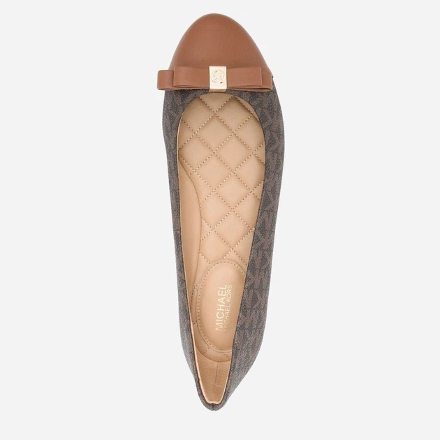 Жіночі балетки Michael Kors MKO40R3ANFP1B-200 37 Коричневі (196238570290) - зображення 4