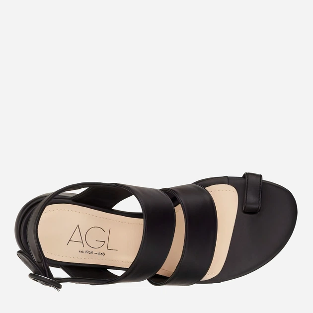 Жіночі босоніжки AGL LEO661022PCKL0311013 40 Чорні (8056778905858) - зображення 3