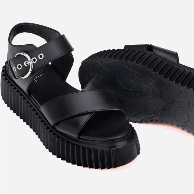 Жіночі босоніжки AGL LEO642073PQKO0371013 40 Чорні (8056778849701) - зображення 4