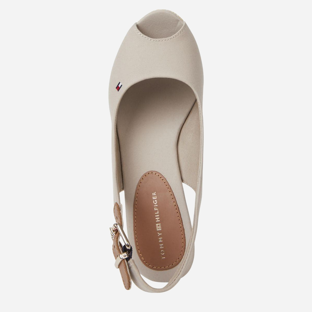 Sandały damskie na koturnie Tommy Hilfiger THIFW0FW04789AEP 40 Brązowe (8719862160556) - obraz 3
