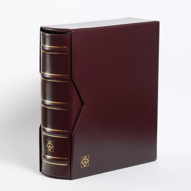 Альбом Leuchtturm, OPTIMA GIGANT (до 80 листів) для монет або банкнот, з футляром, червоний - Фото 1 Альбом Leuchtturm, OPTIMA GIGANT (до 80 листів) для монет або банкнот, з футляром, червоний - изображение 1