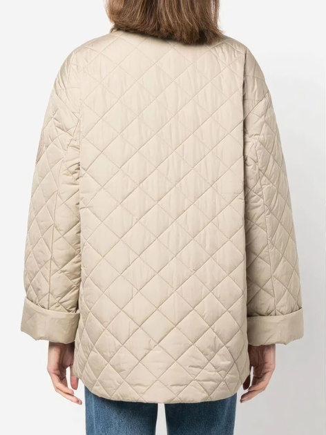 Куртка демісезонна подовжена жіноча Tommy Hilfiger THWW0WW35552AEG S/M Бежева (8720117623665) - зображення 2
