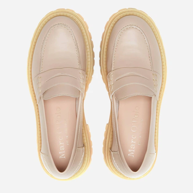 Loafersy damskie skórzane MARC O'POLO MPO30113513201101718 39 Beżowe (4064931659214) - obraz 3