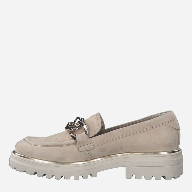 Loafersy damskie skórzane Tamaris WOR24707-20-418 38 Beżowe (4064196950590) - obraz 3