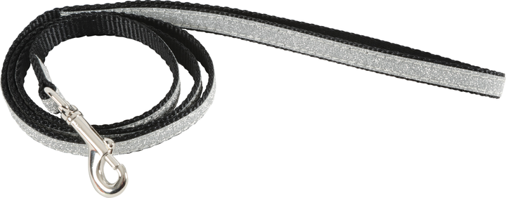 Smycz Zolux dla kota nylon Shiny Czarny (3336025200239) - obraz 1