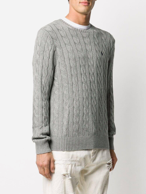 Sweter męski bawełniany Polo Ralph Lauren PRL710775885013 L Szary (3616414064728) - obraz 1