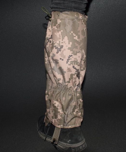 Гамаші – бахіли тактичні, військові захисні водонепроникні з мембранної тканини S (Розмір взуття 37-39) - зображення 2