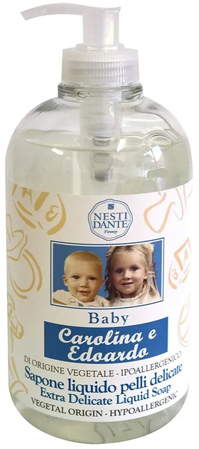 Mydło w płynie Nesti Dante Baby Carolina e Edoardo delikatne 500 ml (837524003909) - obraz 1
