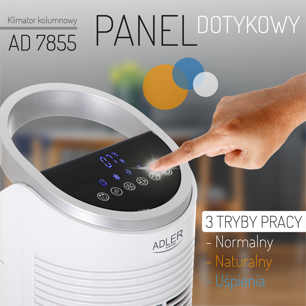 Kolumnowy klimatyzator Adler AD 7855 - obraz 7