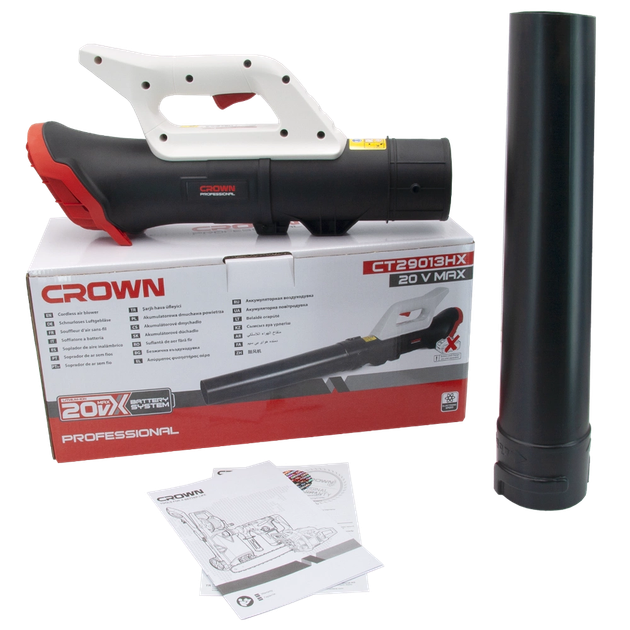 Воздуродувка аккумуляторная CROWN CT29013HX - изображение 6