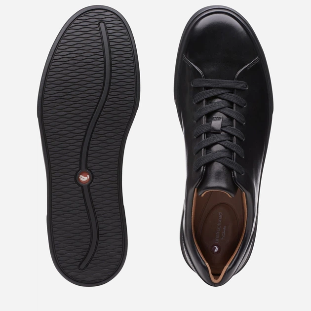 Чоловічі кеди низькі Clarks CLA26144904 41 Чорні (5050408953694) - зображення 4