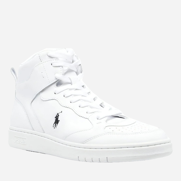 Sneakersy męskie wysokie Polo Ralph Lauren PRL809877680001 46 Białe (3616538580128) - obraz 2