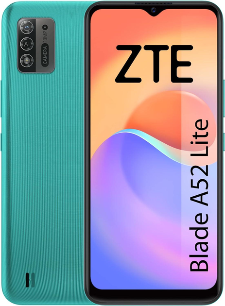 Smartfon ZTE Blade A52 Lite 2/32GB Coral Green (6902176080364) - obraz 1