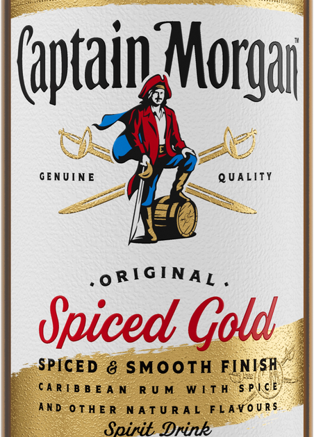 Алкогольный напиток на основе Карибского рома Captain Morgan Spiced Gold 0.7 л 35% (5000299223017) - изображение 2