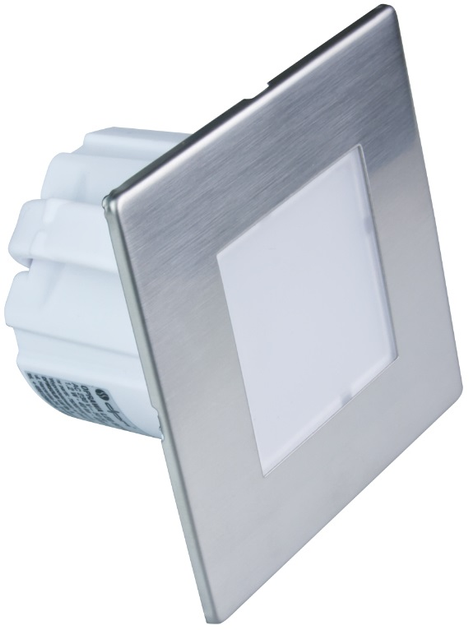 Oprawa schodowa LED DPM kwadratowa matowa srebrna (YCB177S) (5906881206683) - obraz 1