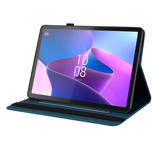 Защитный чехол Deexe Butterfly Case для Lenovo Tab P11 Pro Gen 2 - Dark Blue - изображение 3