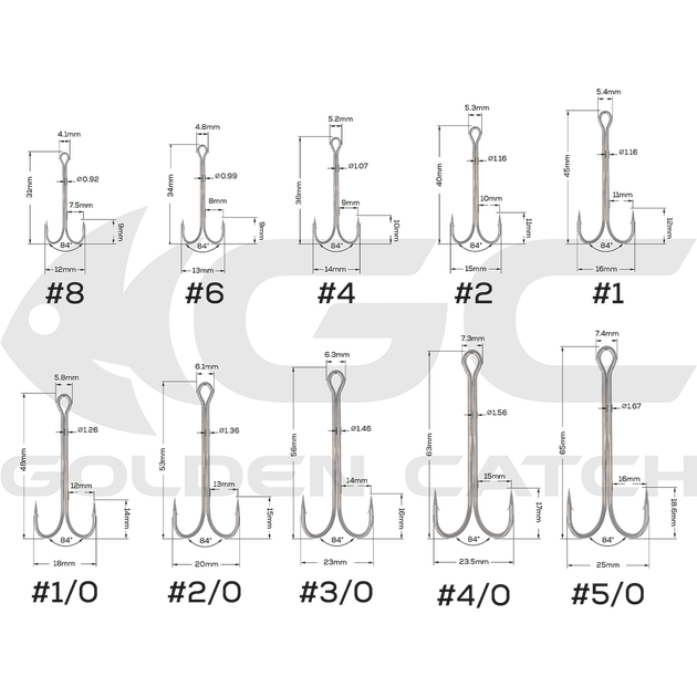 Крючок двойник GC Double Long L2037BN №1 (6шт),5547764 - изображение 3