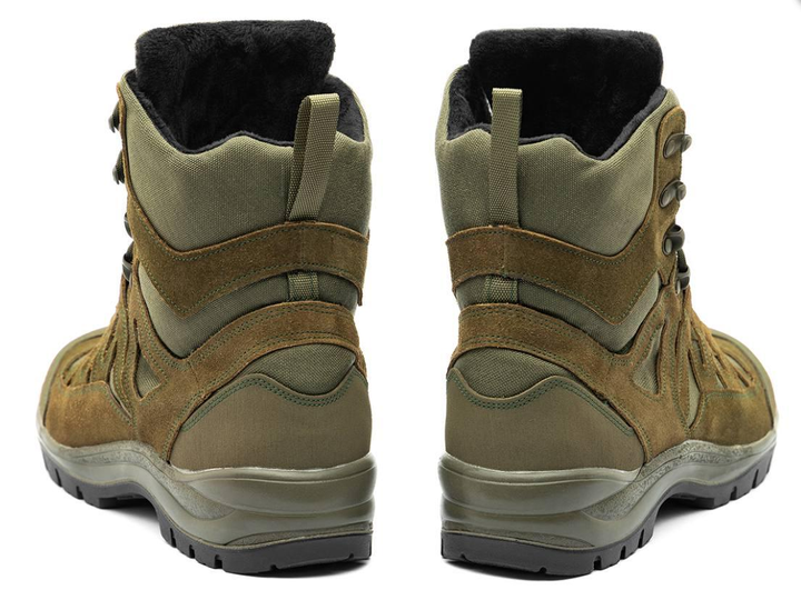 Зимние водонепроницаемые берцы ботинки Teda Оливковый 42 (Kali) KL543 - изображение 2
