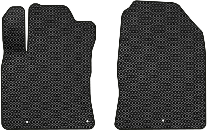 Акція на EVA килимки EVAtech в салон авто передні для Hyundai i30 (PD) Restyling 2020+ 3 покоління Combi EU 2 шт Black від Rozetka
