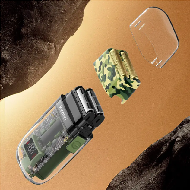 Электробритва Kemei Military Shaver (KM-TX7) - Фото 5 Электробритва Kemei Military Shaver (KM-TX7) - изображение 5