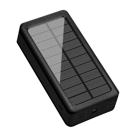 Power Bank Solar 30000 mAh 22,5 Вт з бездротовою зарядкою, сонячною панеллю та ліхтариком Чорний (код: PS-403) - Фото 4 Power Bank Solar 30000 mAh 22,5 Вт з бездротовою зарядкою, сонячною панеллю та ліхтариком Чорний (код: PS-403) - зображення 4