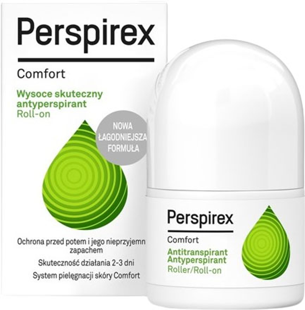 Antyperspirant Perspirex Comfort Roll-On dla skóry delikatnej i wrażliwej 20 ml (5701943100929) - obraz 1