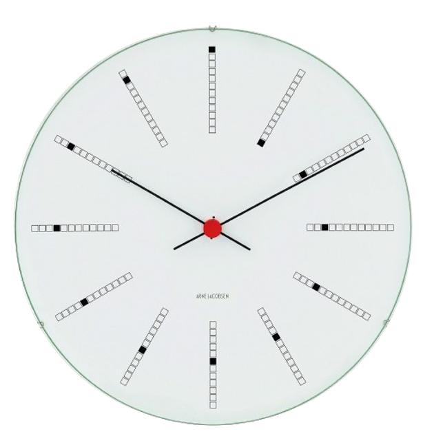 Настінний годинник Arne Jacobsen Bankers White (43650) - зображення 1