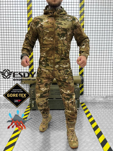 Тактичний костюм софтшел ESDY XXL - зображення 1